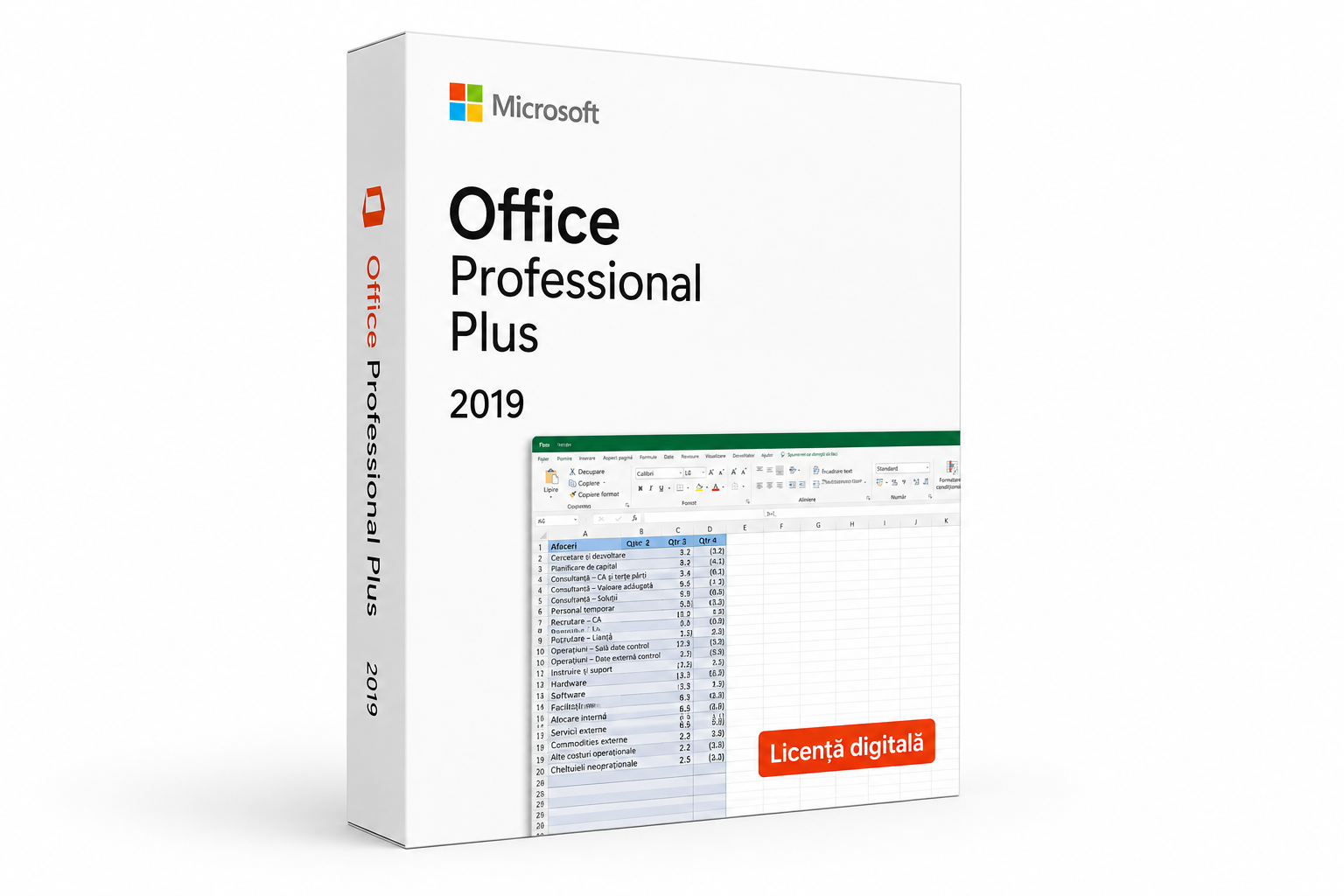 Licență Microsoft Office 2019 Professional Plus – Activare Digitală