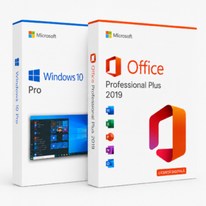 Pachet Licențe Windows 10 Pro + Office 2019 Professional Plus